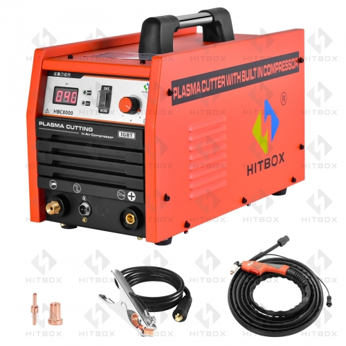 HITBOX Plasma Cutter HBC8000 Clean Cutting Machine Home Factory Use 12mm Quality Cut 220V Plasma Cutting Machine