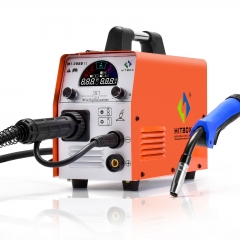 HITBOX Mig Welder Aluminum Metal Welding Machine MIG200DPP Stainless Steel Iron Welding Machine Double Pulse 2T/4T